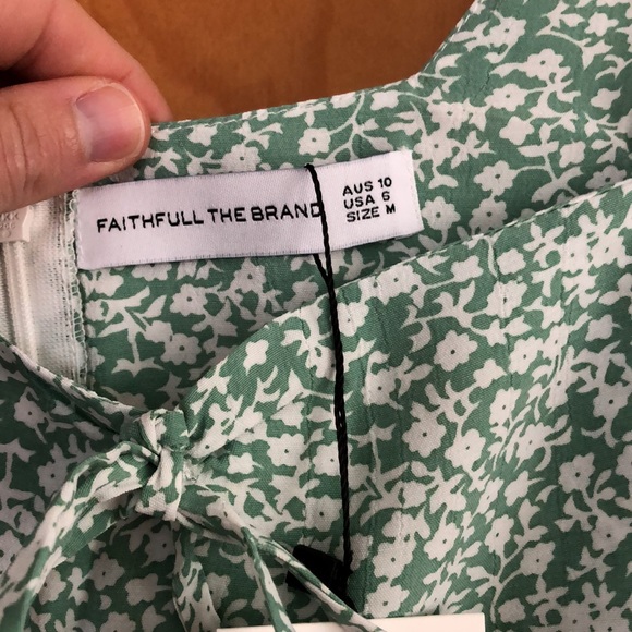 Faithfull the Brand Agathe Mini Dress Ditsy M - Picture 4 of 7